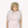 20-lags Blush Luxury Ostrich Feather Boa 71 "lang (180 cm).