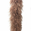 Boa de plumas de avestruz de lujo color caramelo de 12 capas de 180 cm de largo.