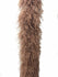 Boa de plumas de avestruz de lujo color caramelo de 12 capas de 180 cm de largo.