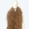 20 ply caramel Luxury Ostrich Feather Boa 71"long (180 cm).
