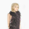 12 ply coffee Luxury Ostrich Feather Boa 71"long (180 cm).