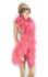 12 ply coral red Luxury Ostrich Feather Boa 71"long (180 cm).