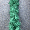 Boa de plumas de avestruz de lujo de 25 capas de color verde bosque de 180 cm de largo.