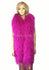 Boa di piume di struzzo Luxury rosa caldo a 20 strati lungo 71 "(180 cm).