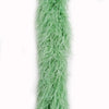 20-lagige Jade-Luxus-Straußenfederboa, 180 cm lang.