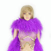 20 ply lavender Luxury Ostrich Feather Boa 71"long (180 cm).