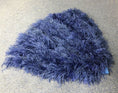 Load image into Gallery viewer, Burlesque Fluffy navy Waterfall Fan Ostrich Feathers Boa Fan 42"x 78".
