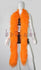Boa de plumas de avestruz de lujo naranja de 12 capas de 71 "de largo (180 cm).