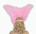 Load image into Gallery viewer, Pink Showgirl Open Face Ostrich feather Headdress.
