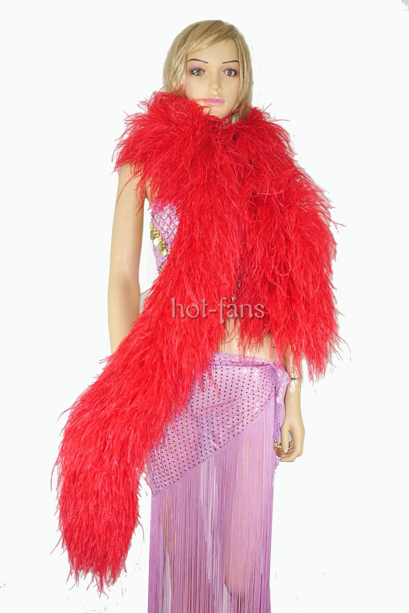 20 ply full and fluffy Luxury Ostrich Feather Boa