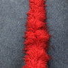 Boa de plumas de avestruz de lujo roja de 25 capas de 71 "de largo (180 cm).