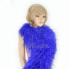 20 ply royal blue Luxury Ostrich Feather Boa 71"long (180 cm).