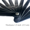 Sæt med 12 enkeltlags ventilatorstænger og hardware samlingssæt 10 "(25 cm) langt.