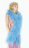 12 ply sky blue Luxury Ostrich Feather Boa 71"long (180 cm).