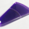 violeta Conjunto de 4 aduelas de leque de faisão de 6&quot; (15,5 cm) de comprimento e kit de montagem de ferragens.