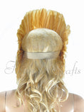 Load image into Gallery viewer, Wheat feather sequins crown las vegas dancer showgirl headgear headdress.
