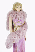 Load image into Gallery viewer, 20 ply beige wood Luxury Ostrich Feather Boa 71"long (180 cm).
